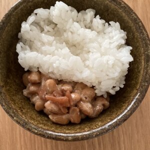 梅肉納豆ごはん